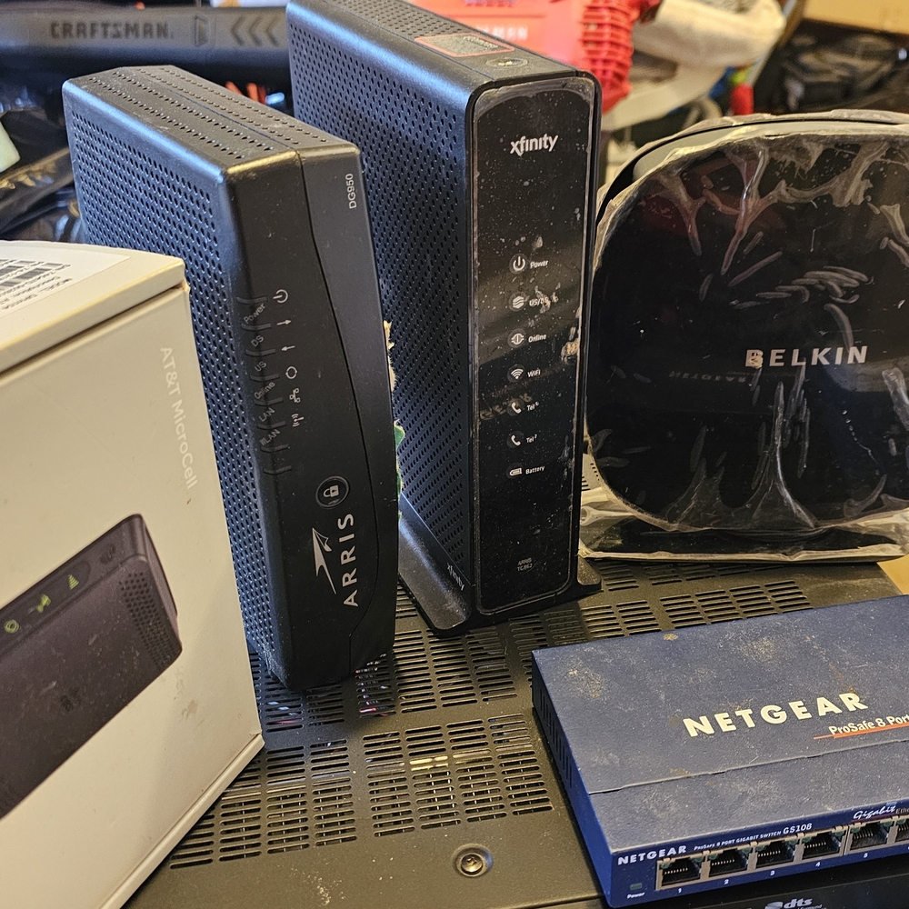 Black Networking Modem